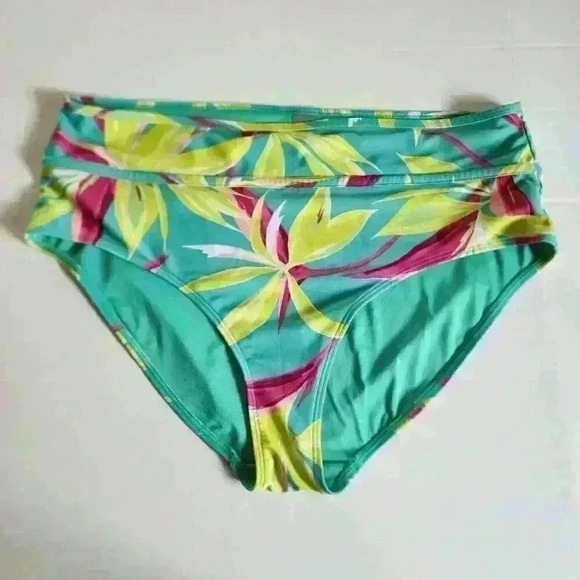 Old Navy Floral Colorful Plus Bikini XXL Summer Beach Coastal Tropical Vacation - Picture 4 of 7